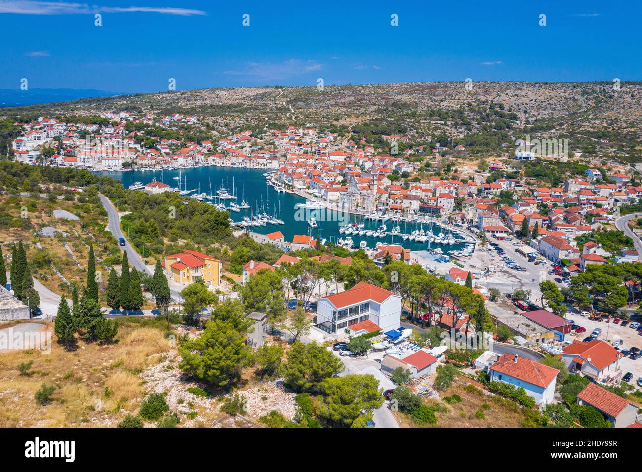 Milna Island Brač Stock Photo Alamy