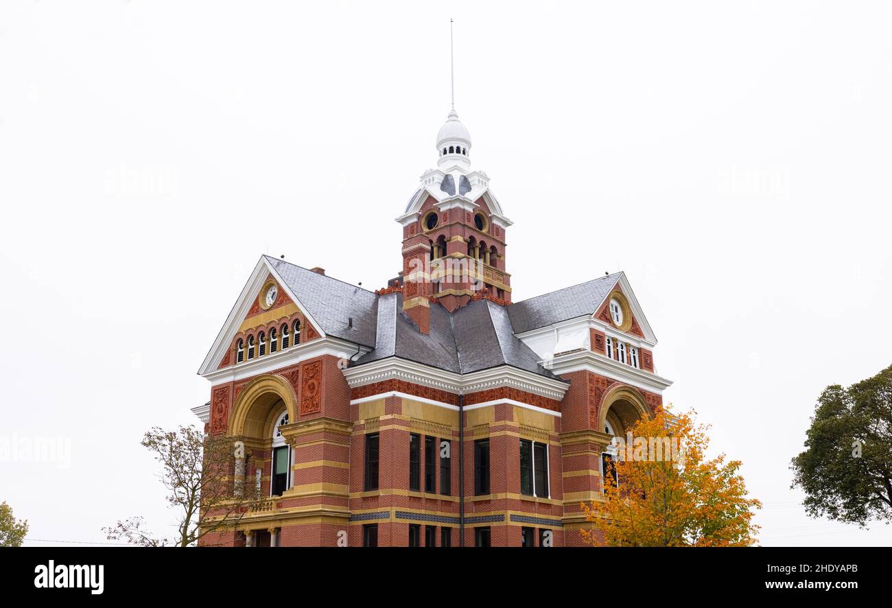 Adrian, Michigan, USA October 24, 2021 The historic Lenawee County