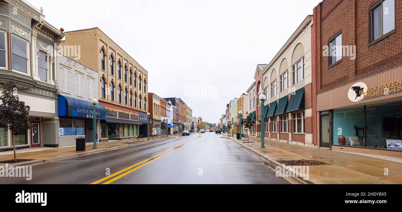 Adrian michigan main street hires stock photography and images Alamy