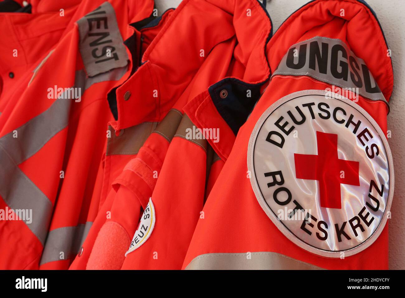 rescue, german red cross, drk, rescues Stock Photo