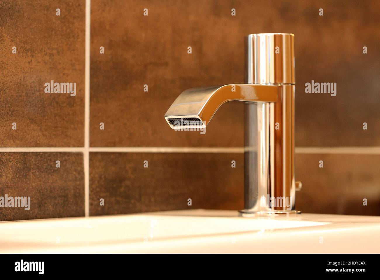 faucet, bathroom fittings, faucets Stock Photo