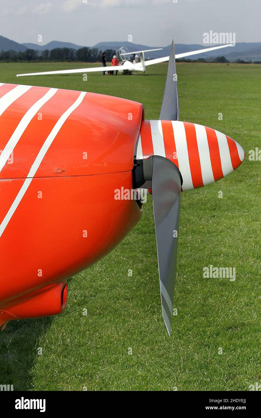 propeller, sport aircraft, propellers, sport aircrafts Stock Photo Alamy