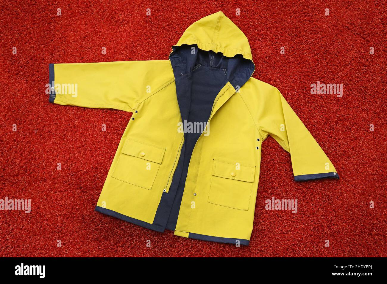rain jacket, raincoat, rain jackets, coat, coats, raincoats, raingear Stock Photo