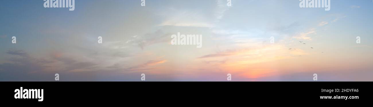 Beautiful sunset clouds sky background Stock Photo - Alamy