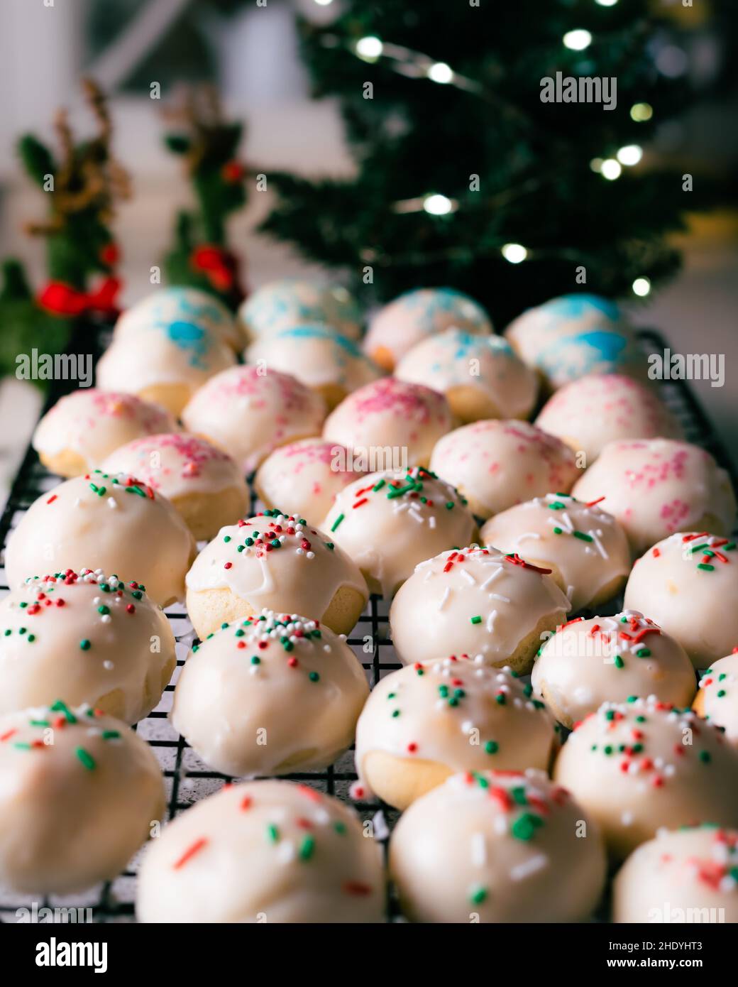 Delicious home make Snowball cookies! Stock Photo