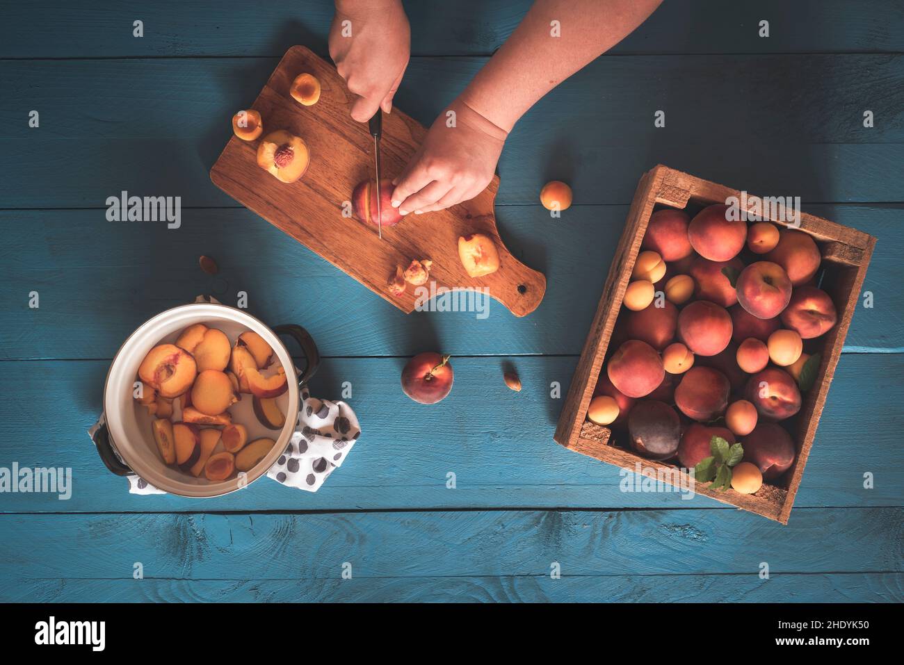 Making Compote Making fruit fruits compote hi-res stock photography and images - Alamy