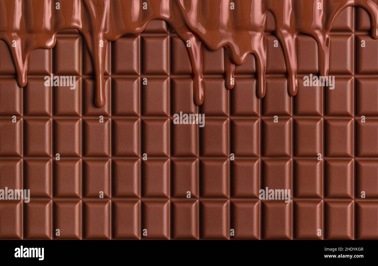 chocolate bar, melting, chocolate bars, thawing Stock Photo Alamy