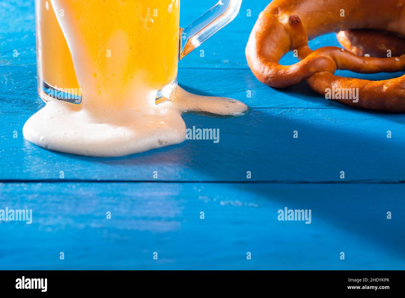 beer, pretzel, beers, pretzels Stock Photo Alamy