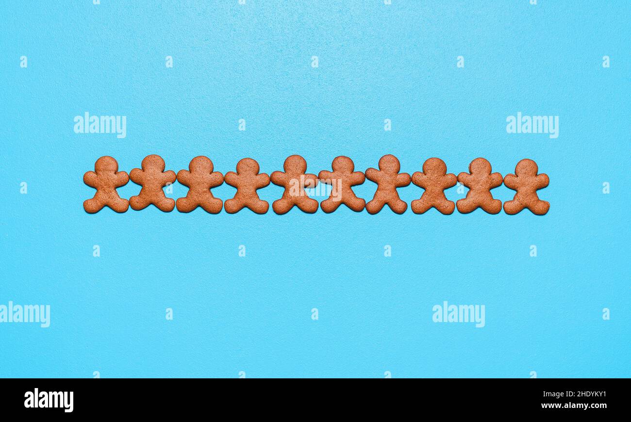 gingerbread, gingerbread man, gingerbreads, gingerbread men Stock Photo