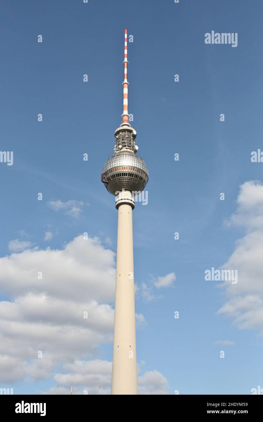 berlin, television tower, television towers Stock Photo - Alamy