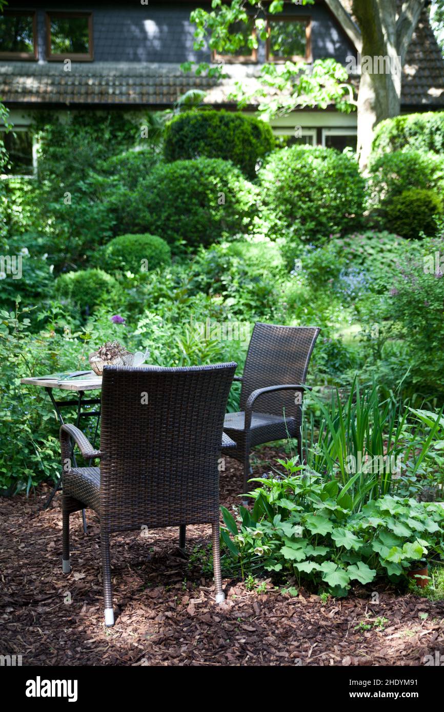 garden, seat, gardens, seats Stock Photo Alamy