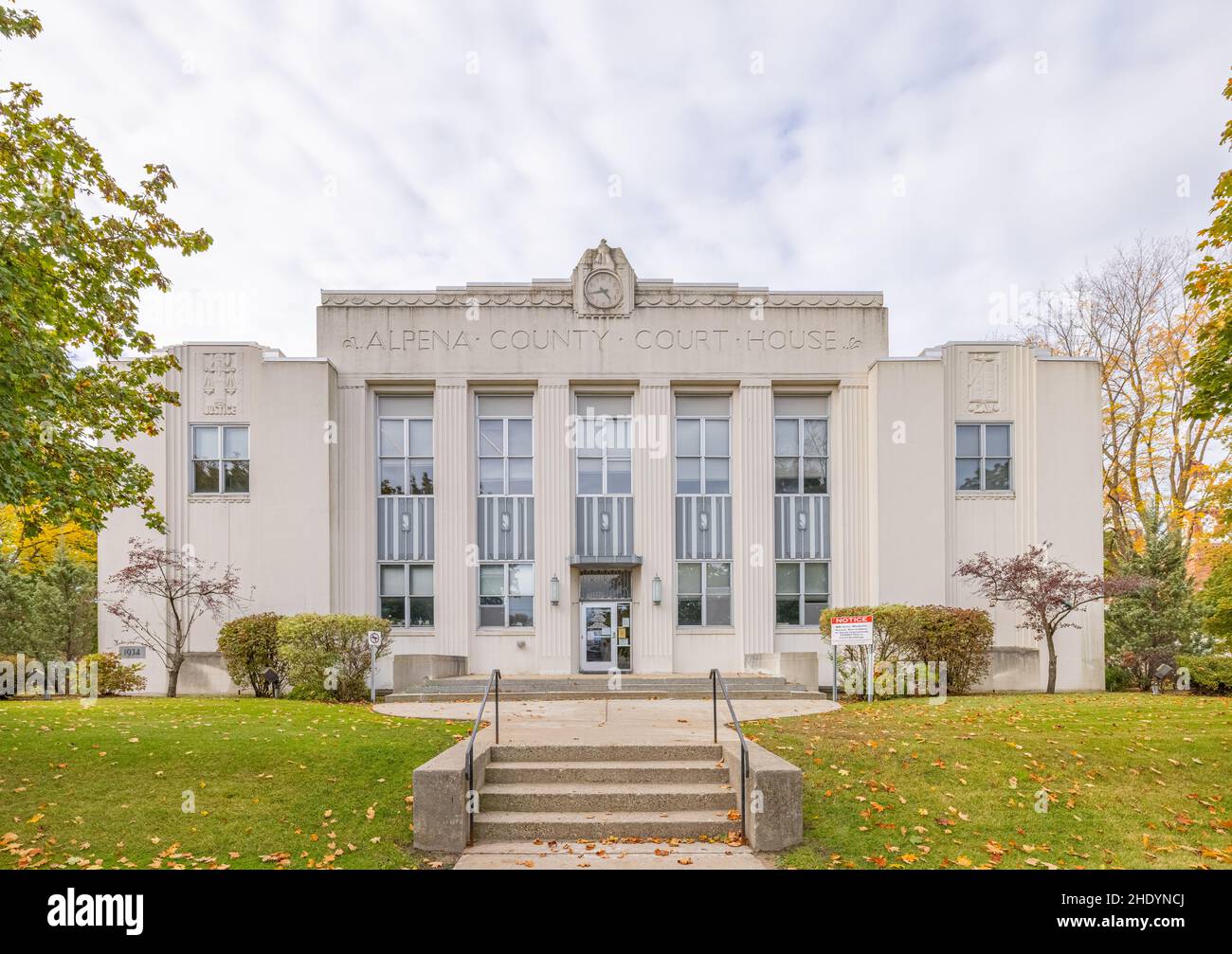 Alpena, Michigan, USA October 23, 2021 The Alpena County Courthouse Stock Photo Alamy