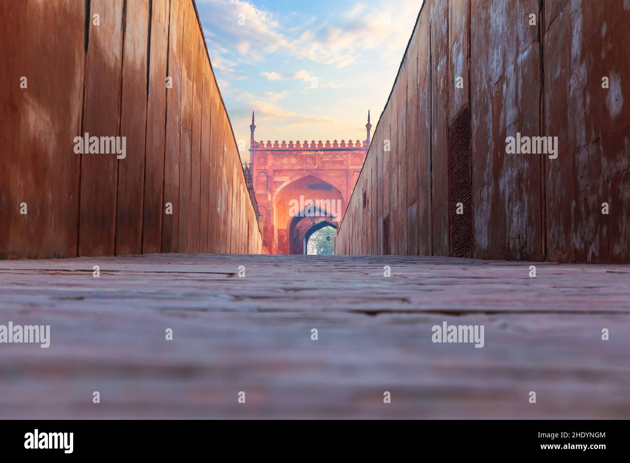 red fort, fortification, red forts, fortifications Stock Photo