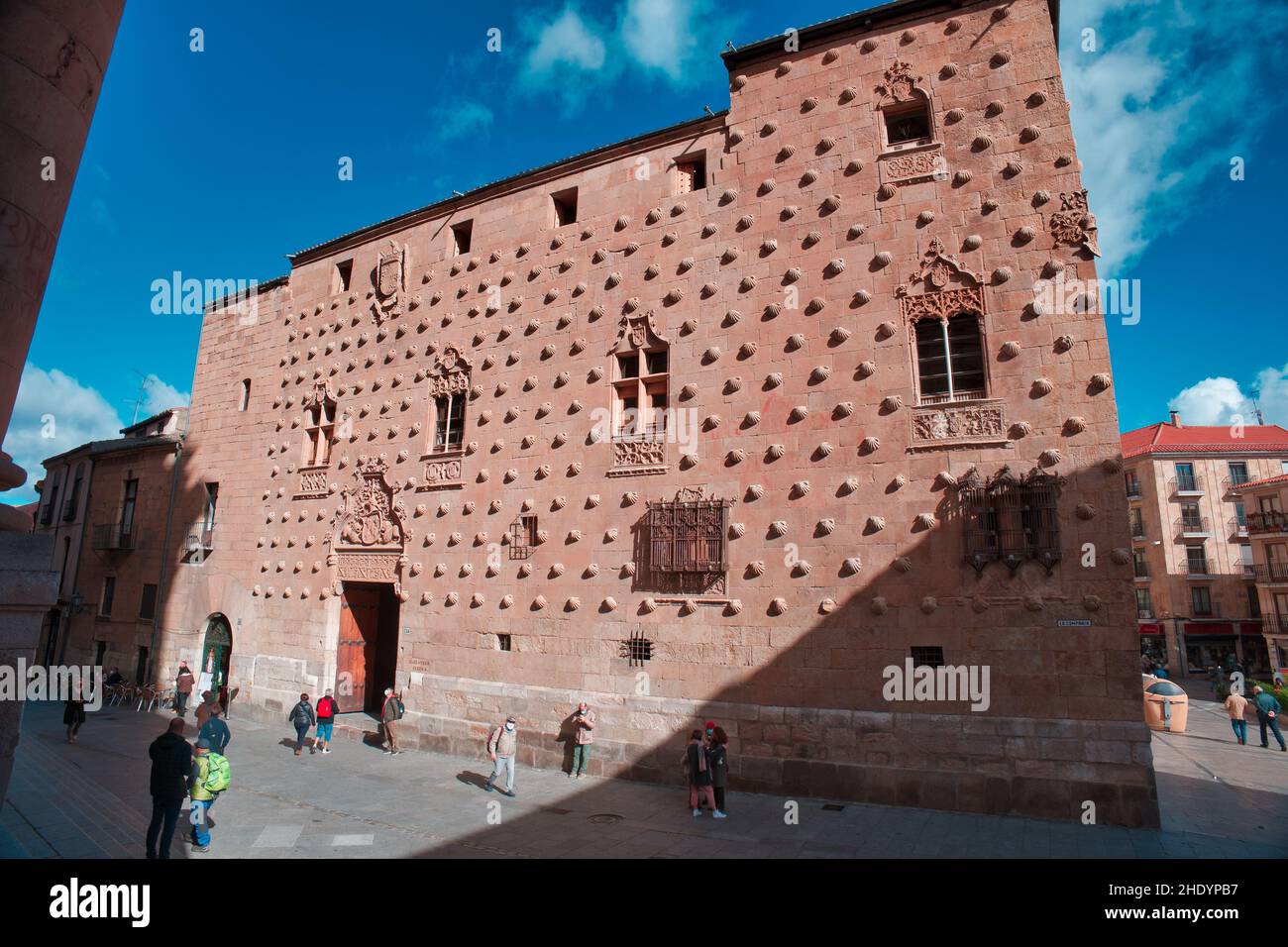 Casa da las Conchas, Salamanca Stock Photo