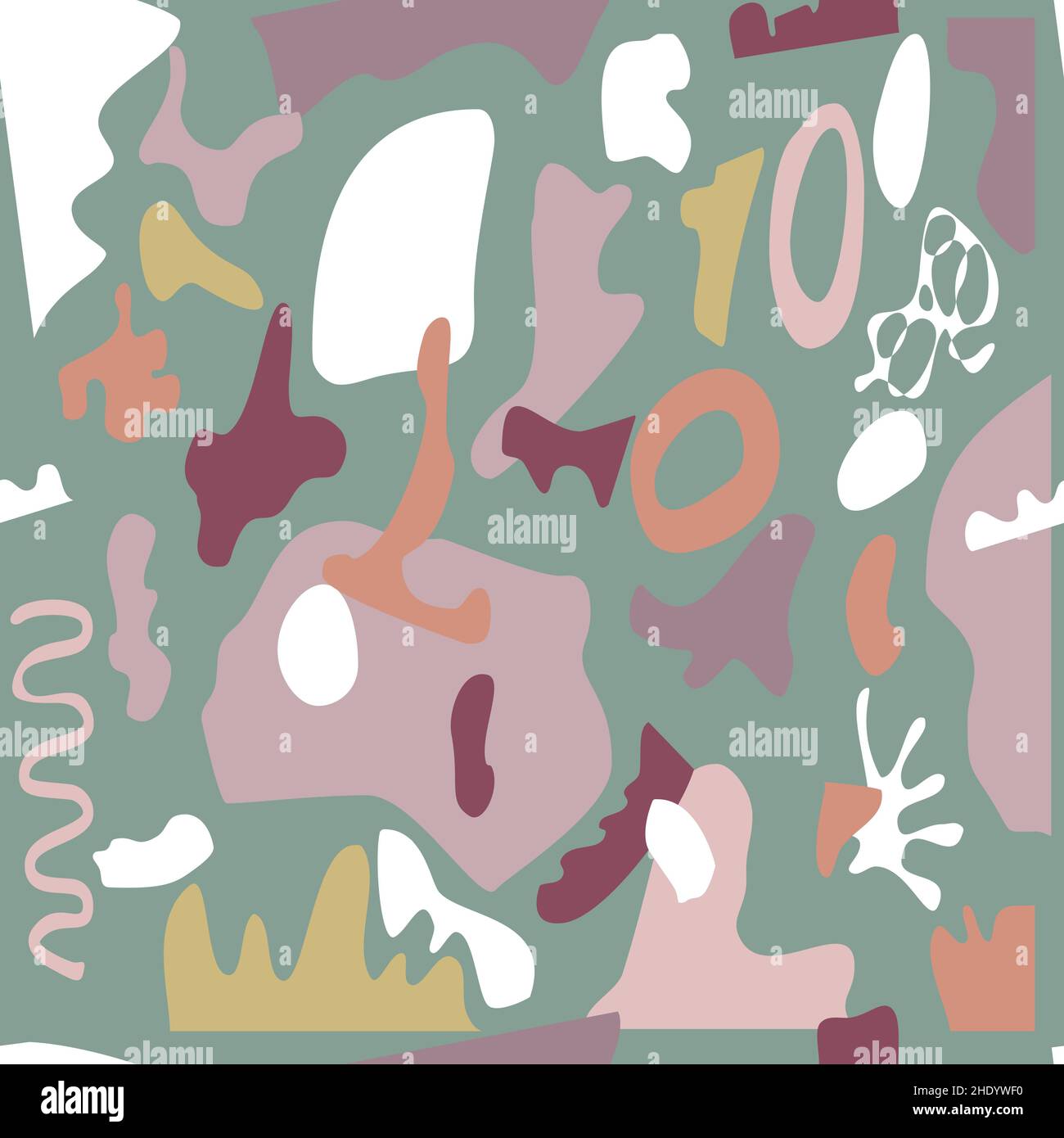 Modern abstract geometric shapes seamless pattern Stock Vector Image ...