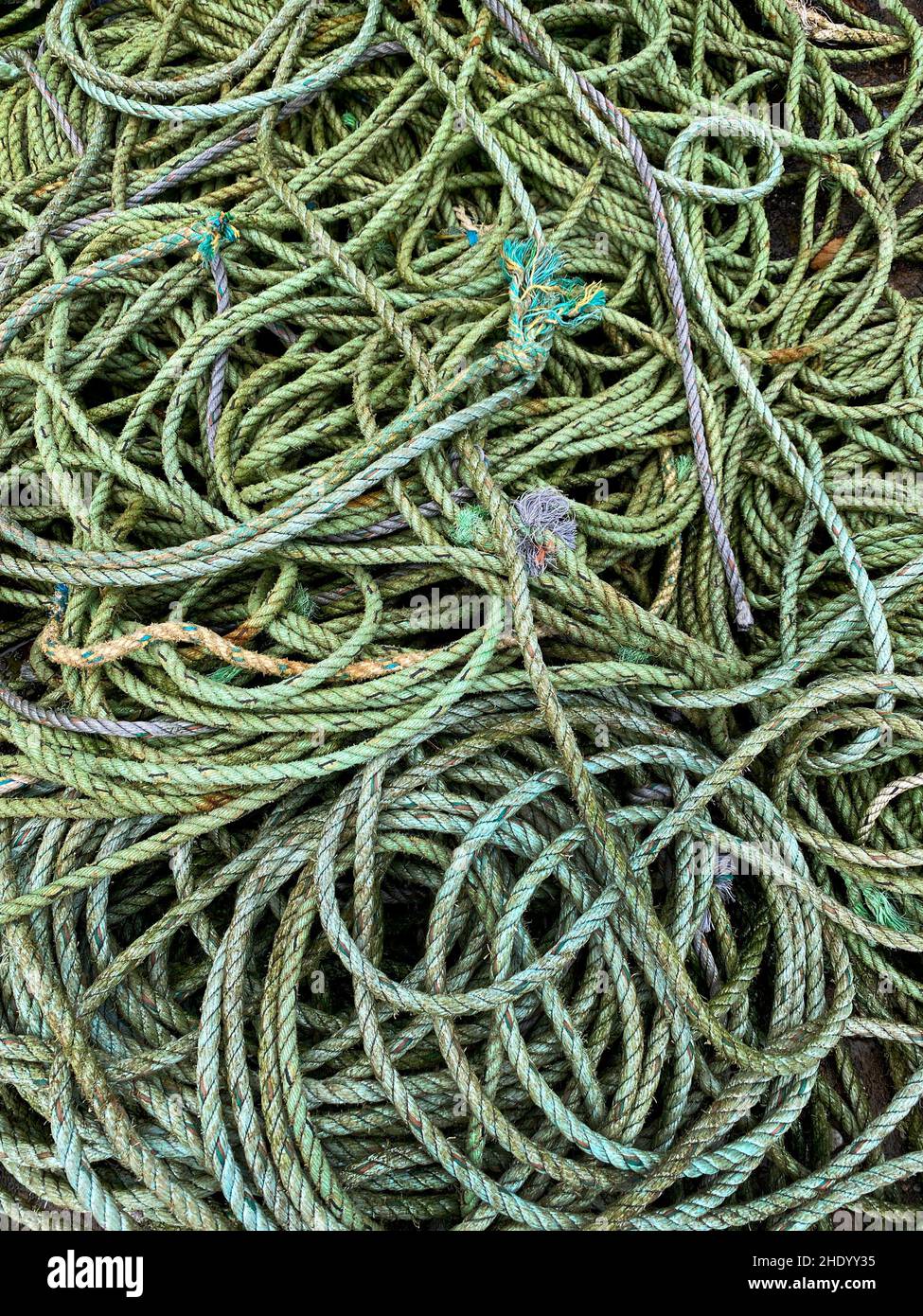 Background - Pile of rope Stock Photo - Alamy