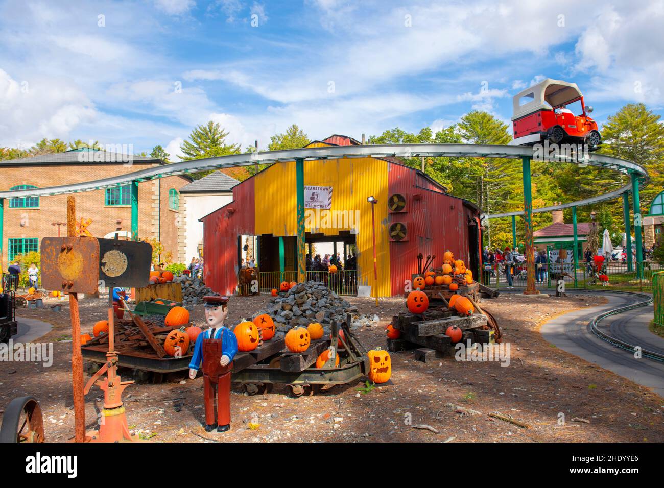 Vicarstown Dieselworks in Thomas Land USA in Edaville Family Theme Park