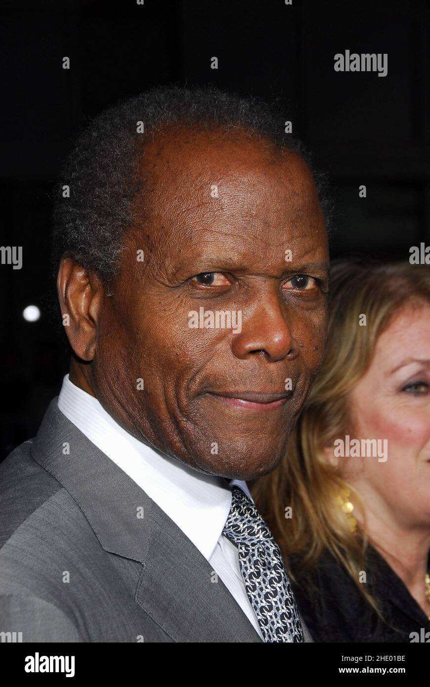 Sidney Poitier. 26 March 2007 - Los Angeles, California. 'Grindhouse' Los Angeles Premiere at the Orpheum Theater. Photo Credit: Giulio Marcocchi/Sipa Press. (') Copyright 2007 by Giulio Marcocchi./grind gm.215/0703270957 Stock Photo
