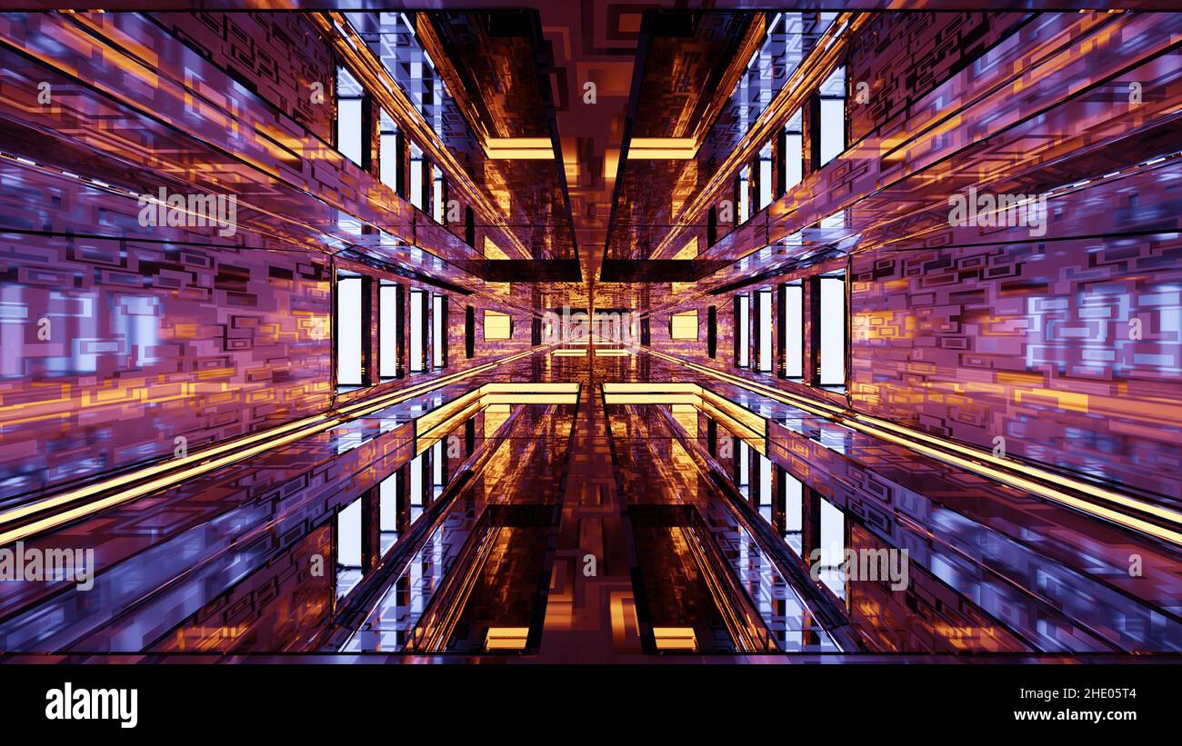 4k sci fi hallway 3d hi-res stock photography and images - Alamy