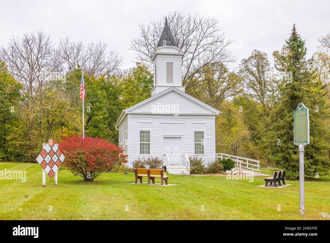 Charlotte, Michigan, USA October 24, 2021 The Historic Eaton County