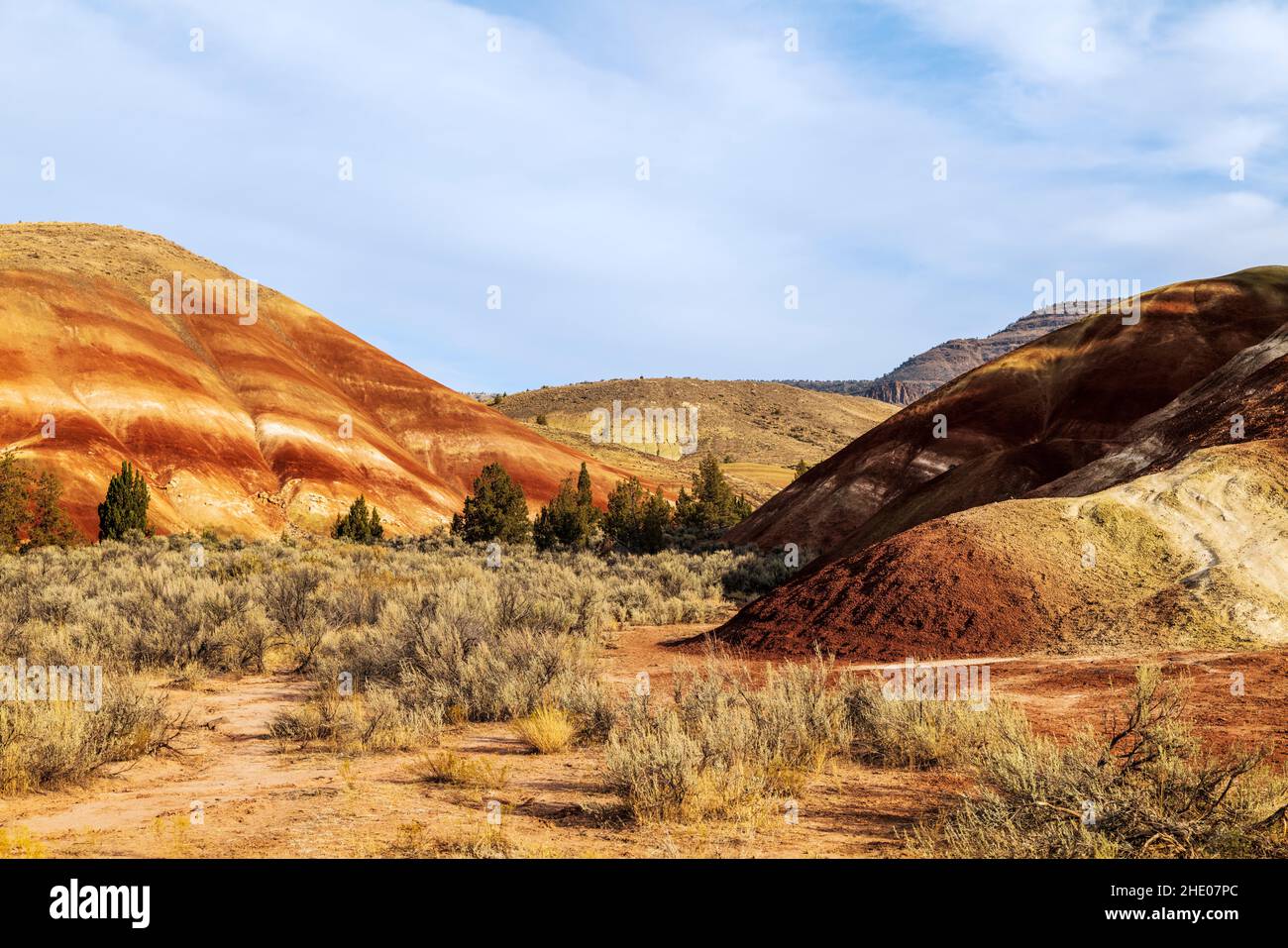 Painted Hills; geologic site; John Day Fossil Beds National Monument