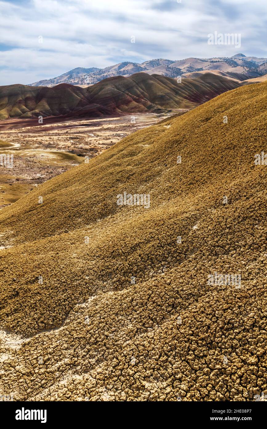 Painted Hills; geologic site; John Day Fossil Beds National Monument; near Mitchell; Oregon; USA