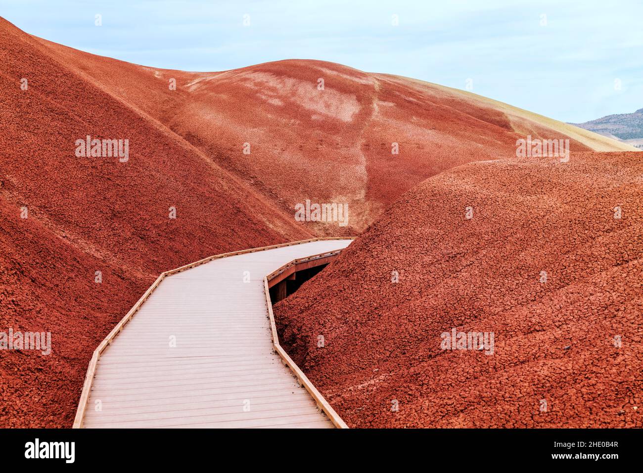Painted Hills; geologic site; John Day Fossil Beds National Monument; near Mitchell; Oregon; USA