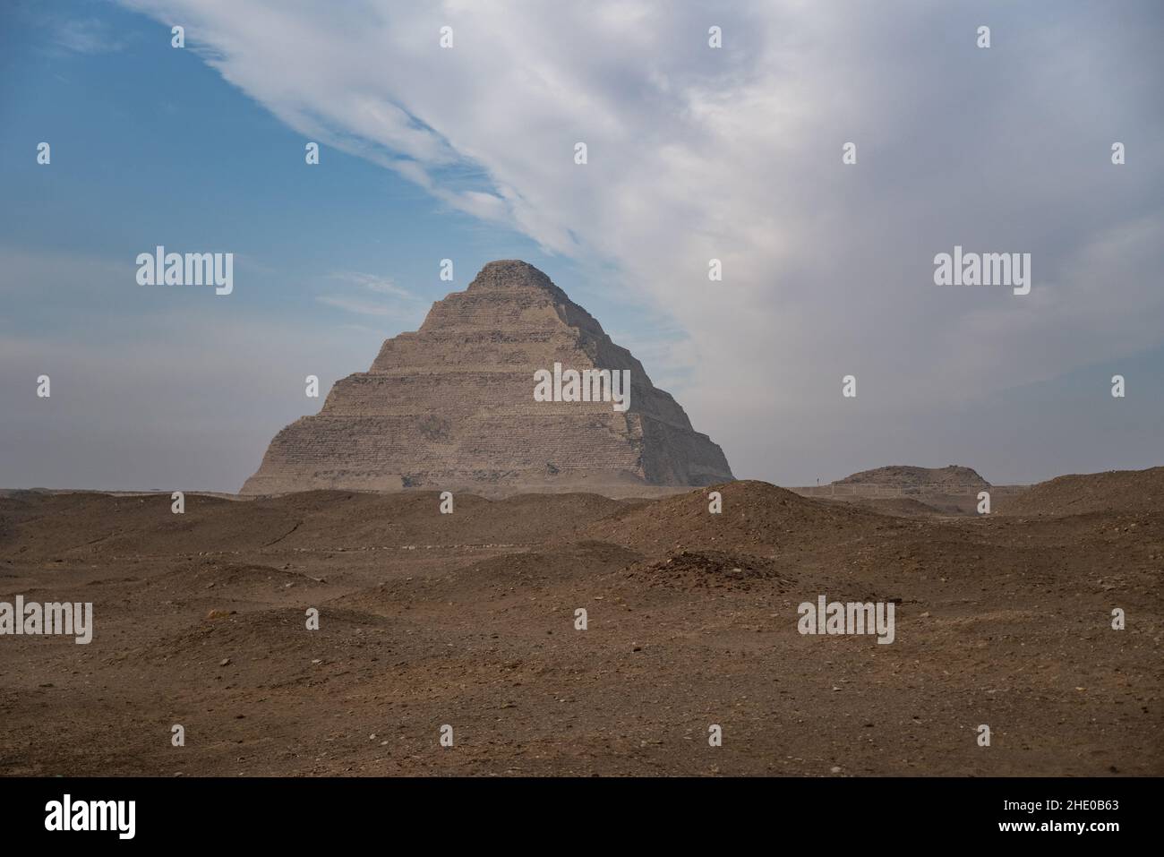 Step pyramid of Djoser in Saqqara, an archeological remain in the ...