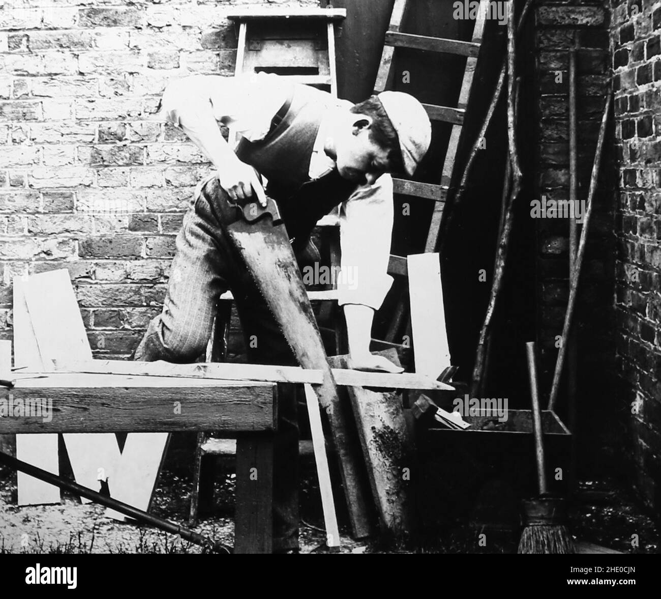 Edwardian woodwork Black and White Stock Photos & Images Alamy