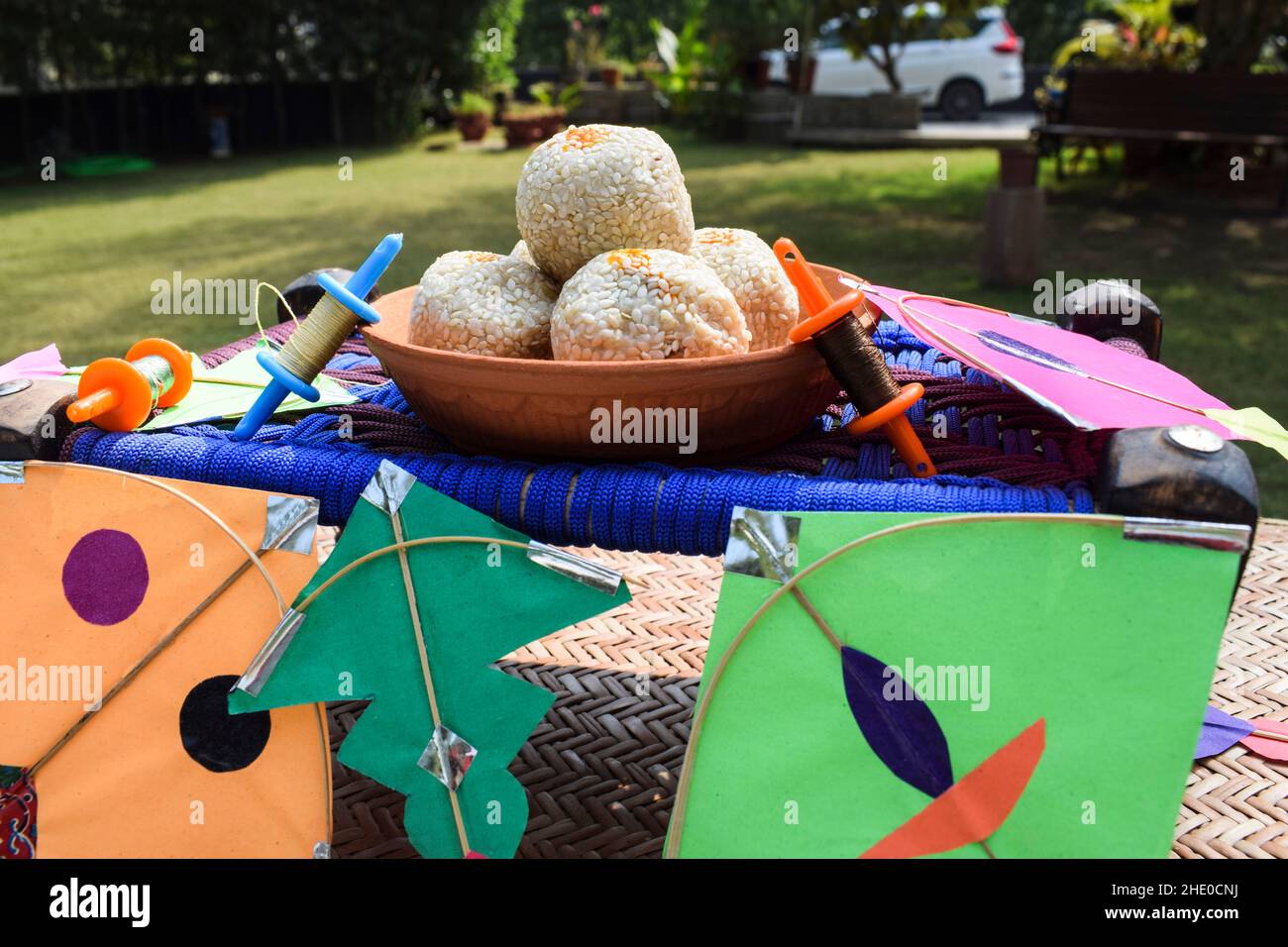 Tilgul ladoo recipe. white sesame seeds coated with jaggery sugar