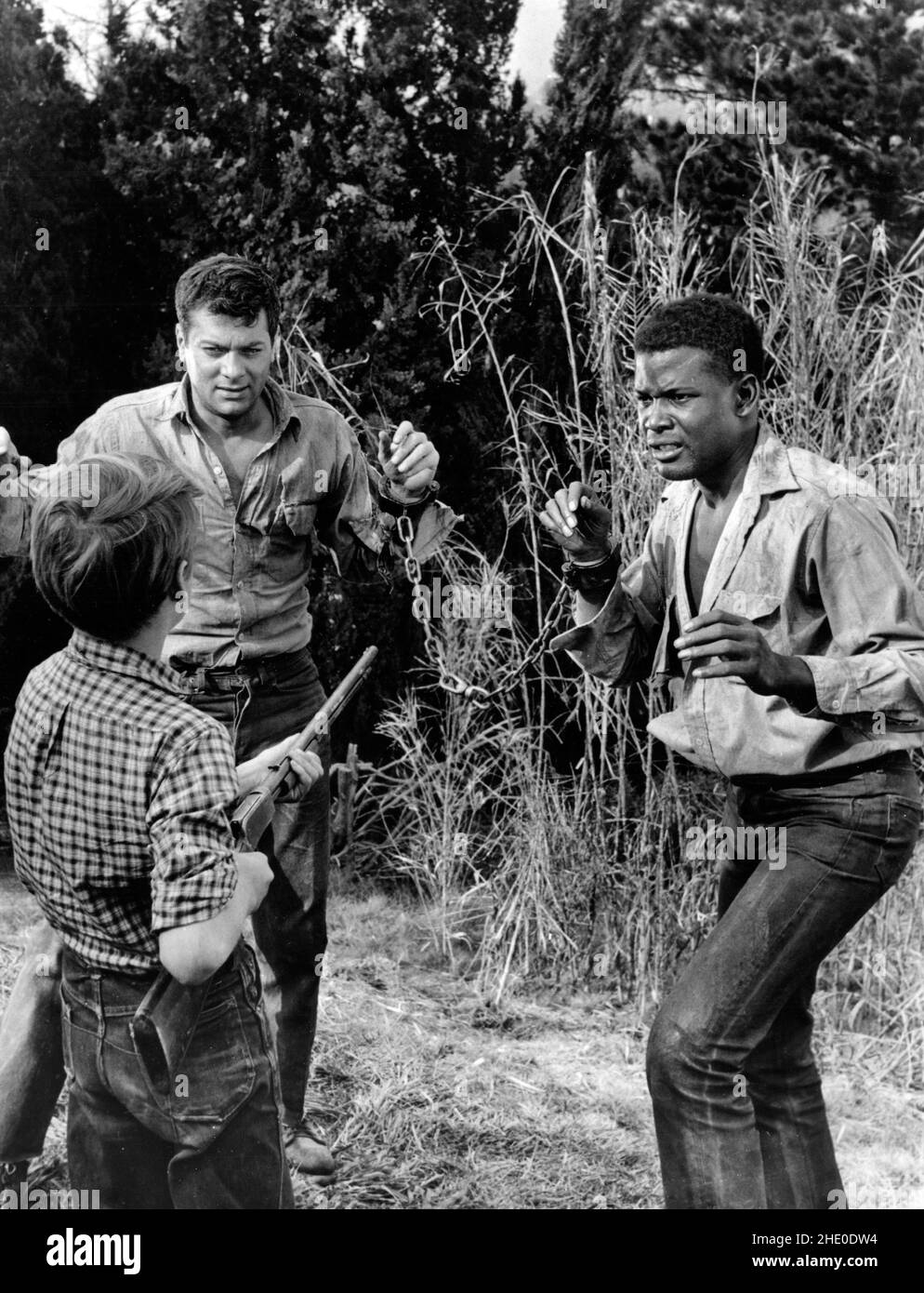 Tony Curtis, Sidney Poitier, 