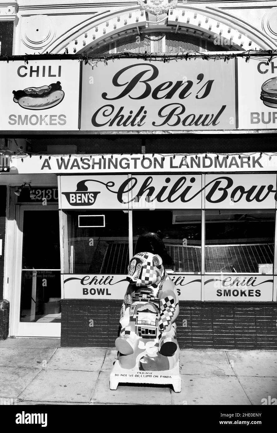 Front of Ben’s Chili Bowl restaurant on U Street in the Shaw