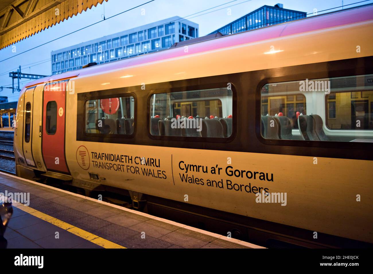 Cardiff Central Railway Station, Wales, United Kingdom Stock Photo