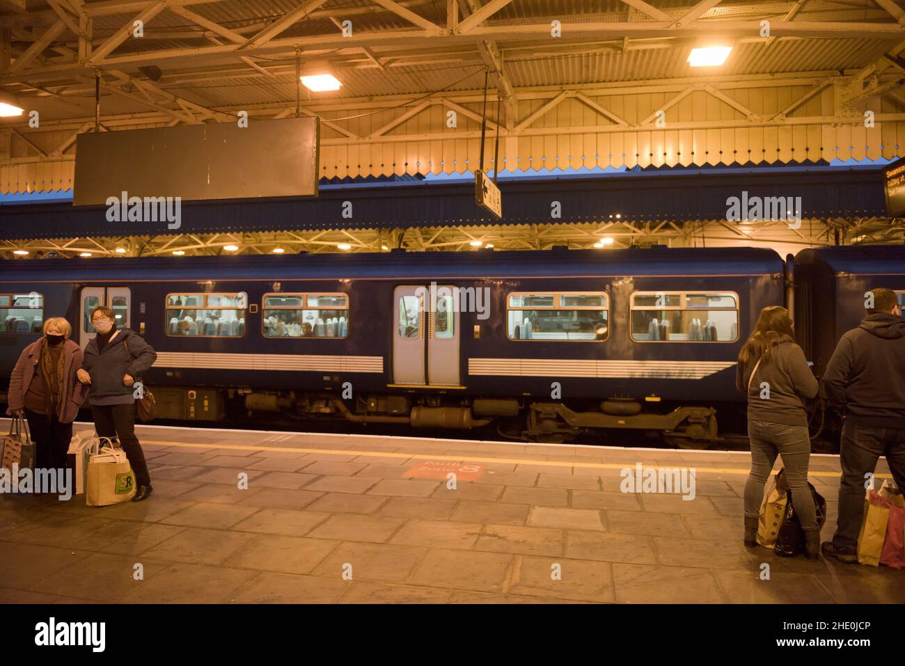 Cardiff Central Railway Station, Wales, United Kingdom Stock Photo