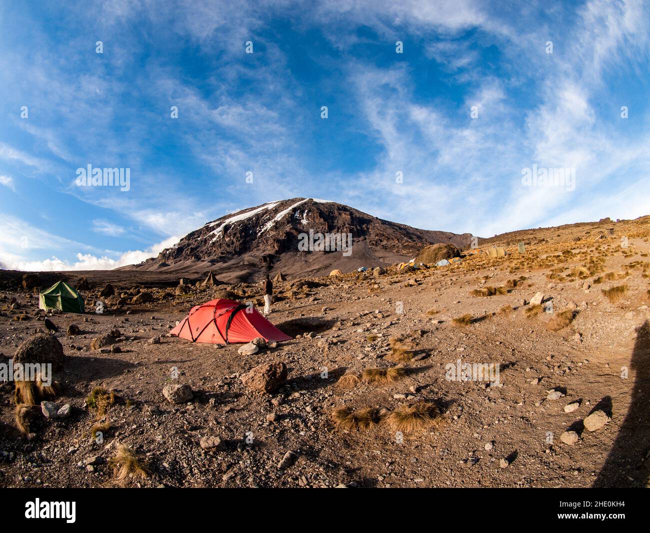 Mount Kilimanjaro is a dormant volcano in Tanzania Stock Photo Alamy