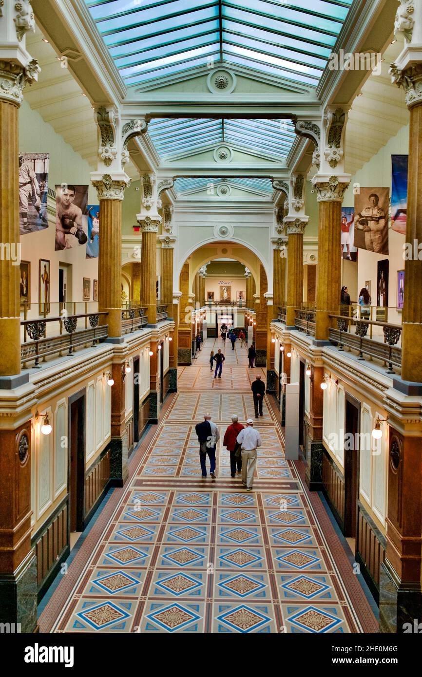 National Portrait Gallery is part of the Smithsonian, and was founded in 1962. Stock Photo