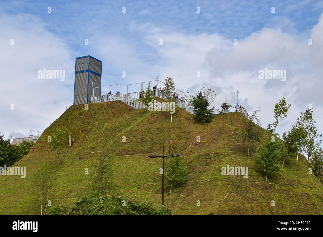 The Marble Arch Mound in Central London, United Kingdom, August 2021