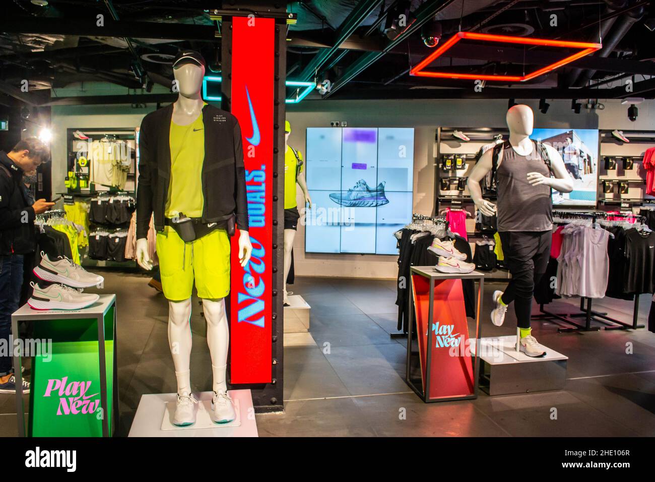 Nike town london hi-res stock photography and images - Alamy