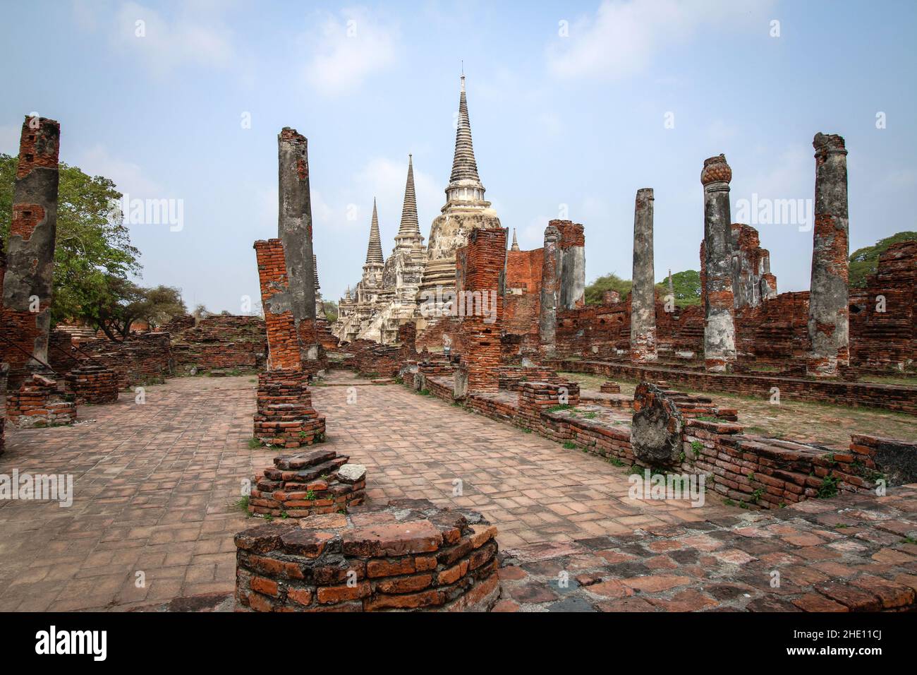 Ruins from the historic city of Ayutthaya Stock Photo - Alamy
