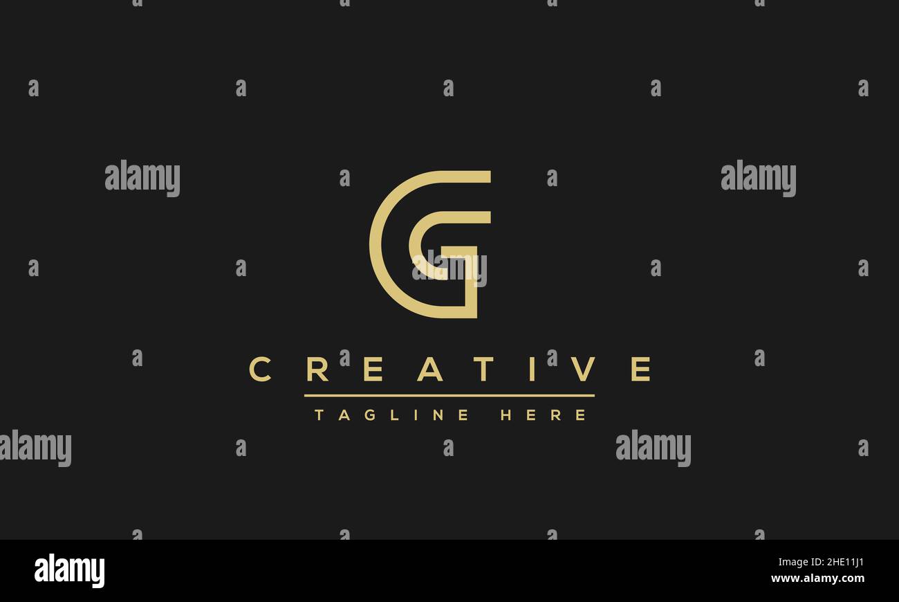 Modern creative letter G vector logo design. Minimalist G Luxury monogram initial based icon Stock Vector