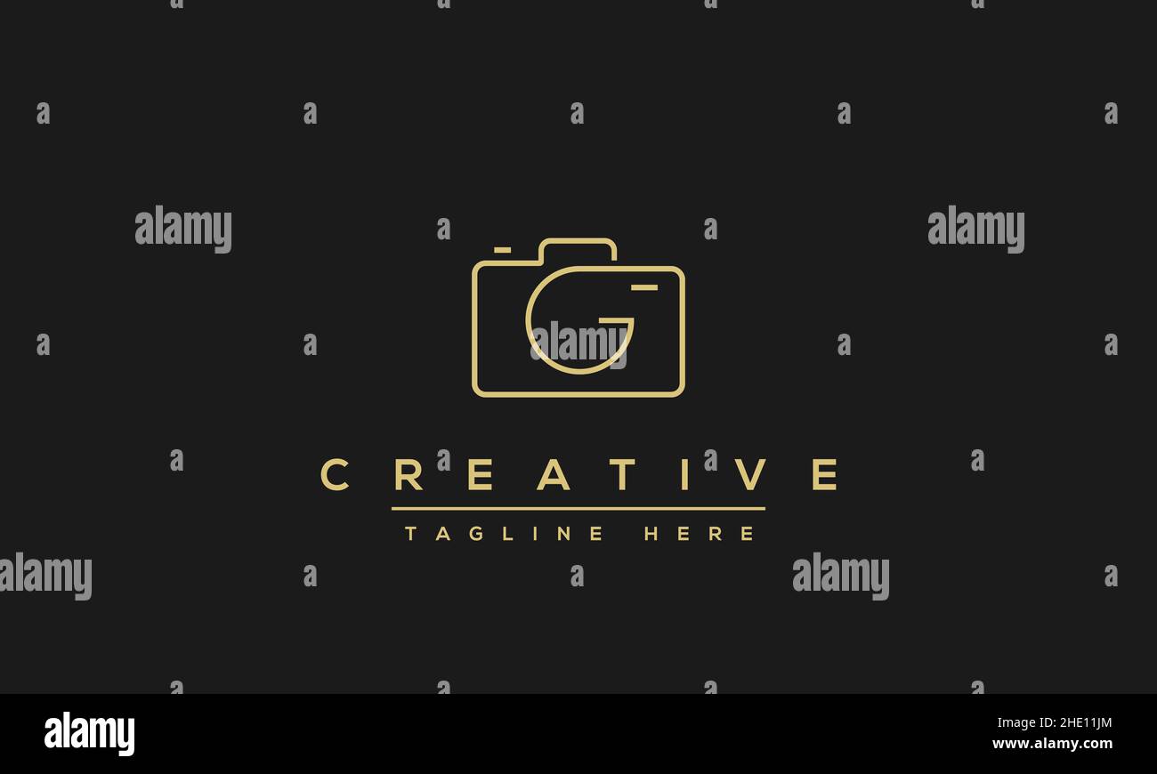 Modern creative letter G vector logo design. Minimalist G Luxury monogram initial based icon Stock Vector