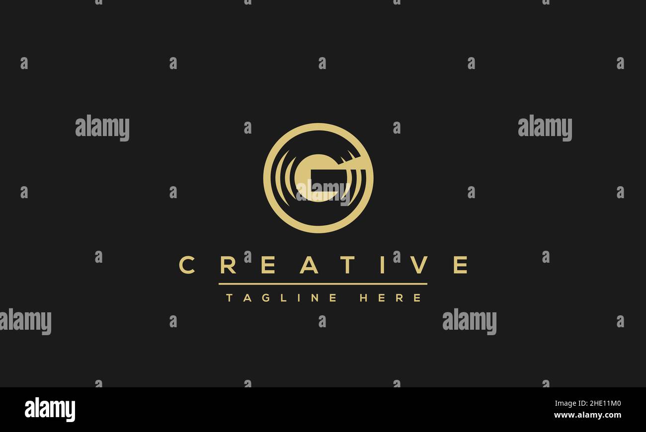 Modern creative letter G vector logo design. Minimalist G Luxury monogram initial based icon Stock Vector