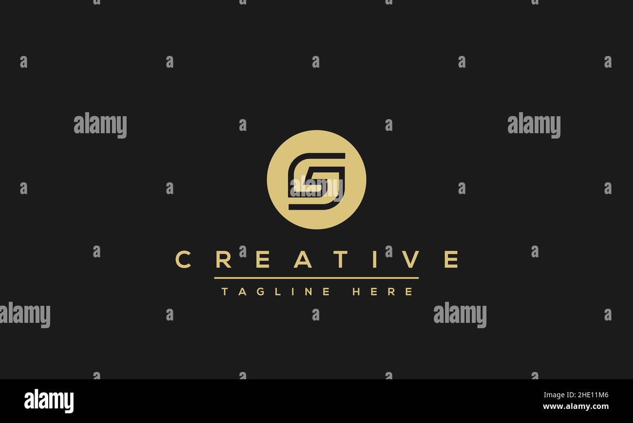 Modern creative letter G vector logo design. Minimalist G Luxury monogram initial based icon Stock Vector