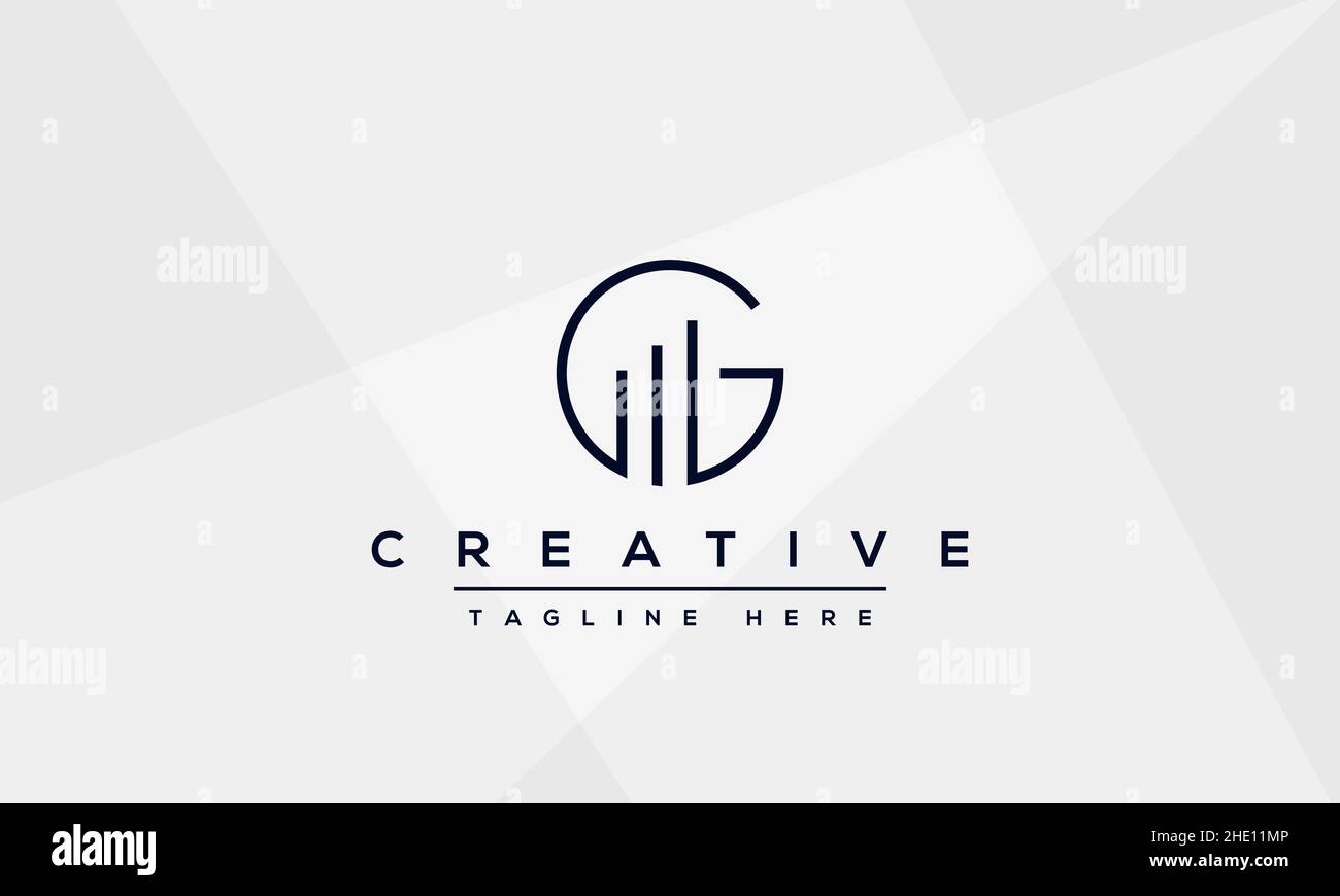 Modern creative letter G vector logo design. Minimalist G Luxury monogram initial based icon Stock Vector