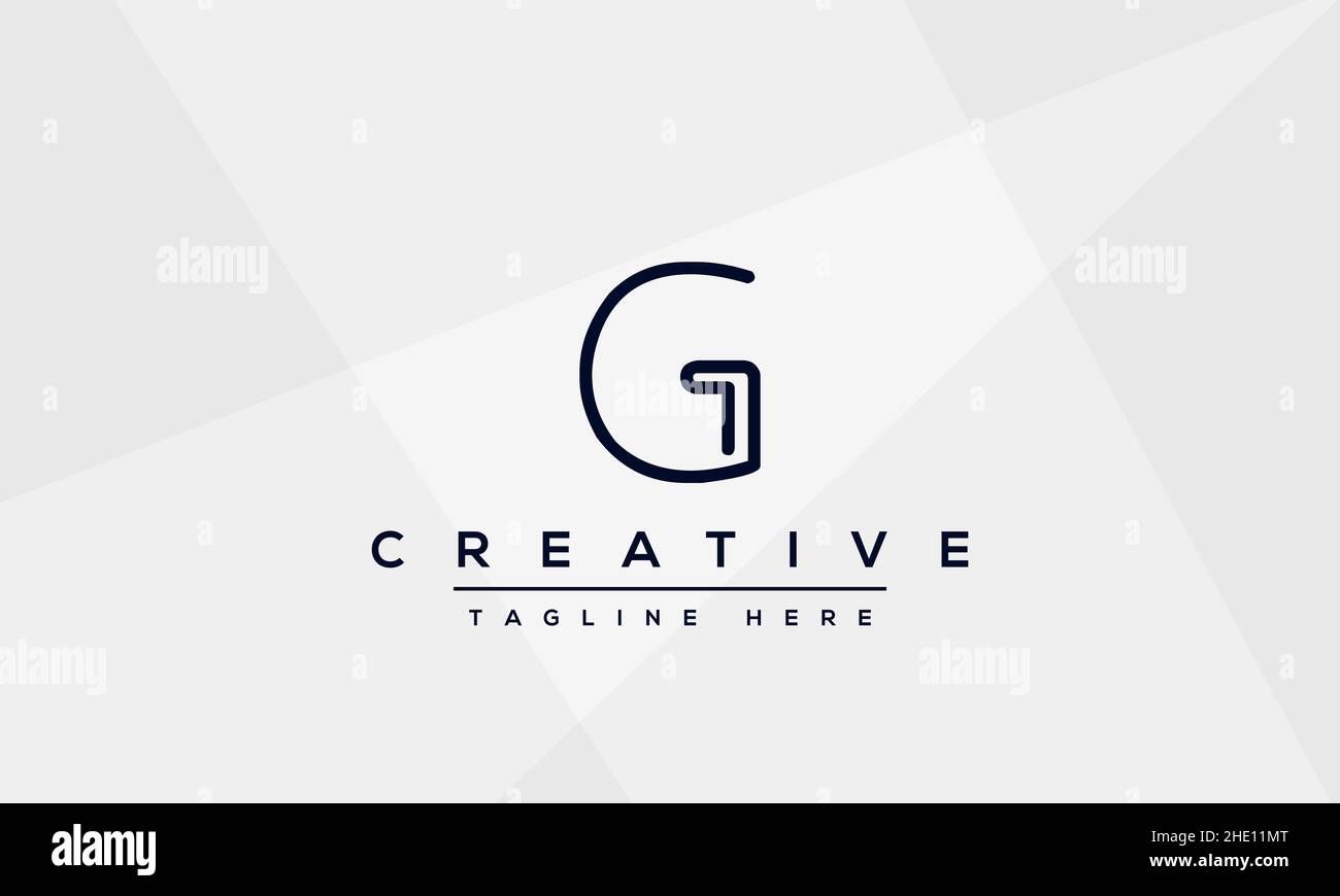 Modern creative letter G vector logo design. Minimalist G Luxury