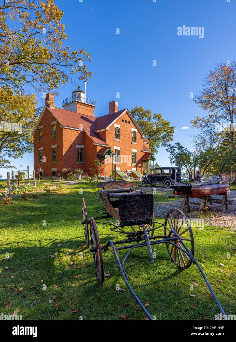 Rogers City, Michigan, USA October 23, 2021 The 40 Mile Point