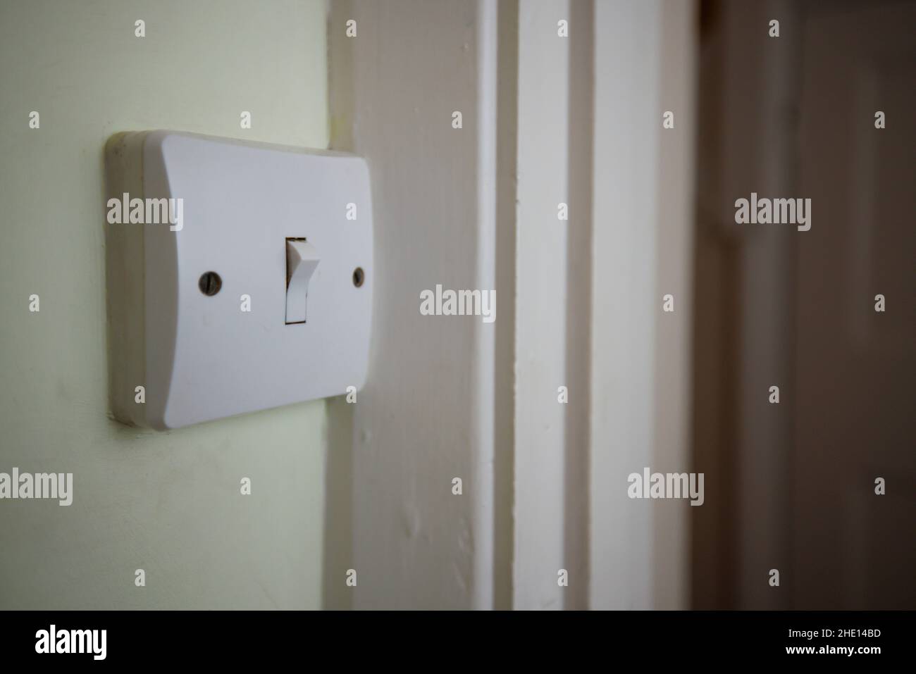 Old style light switch stock photo alamy