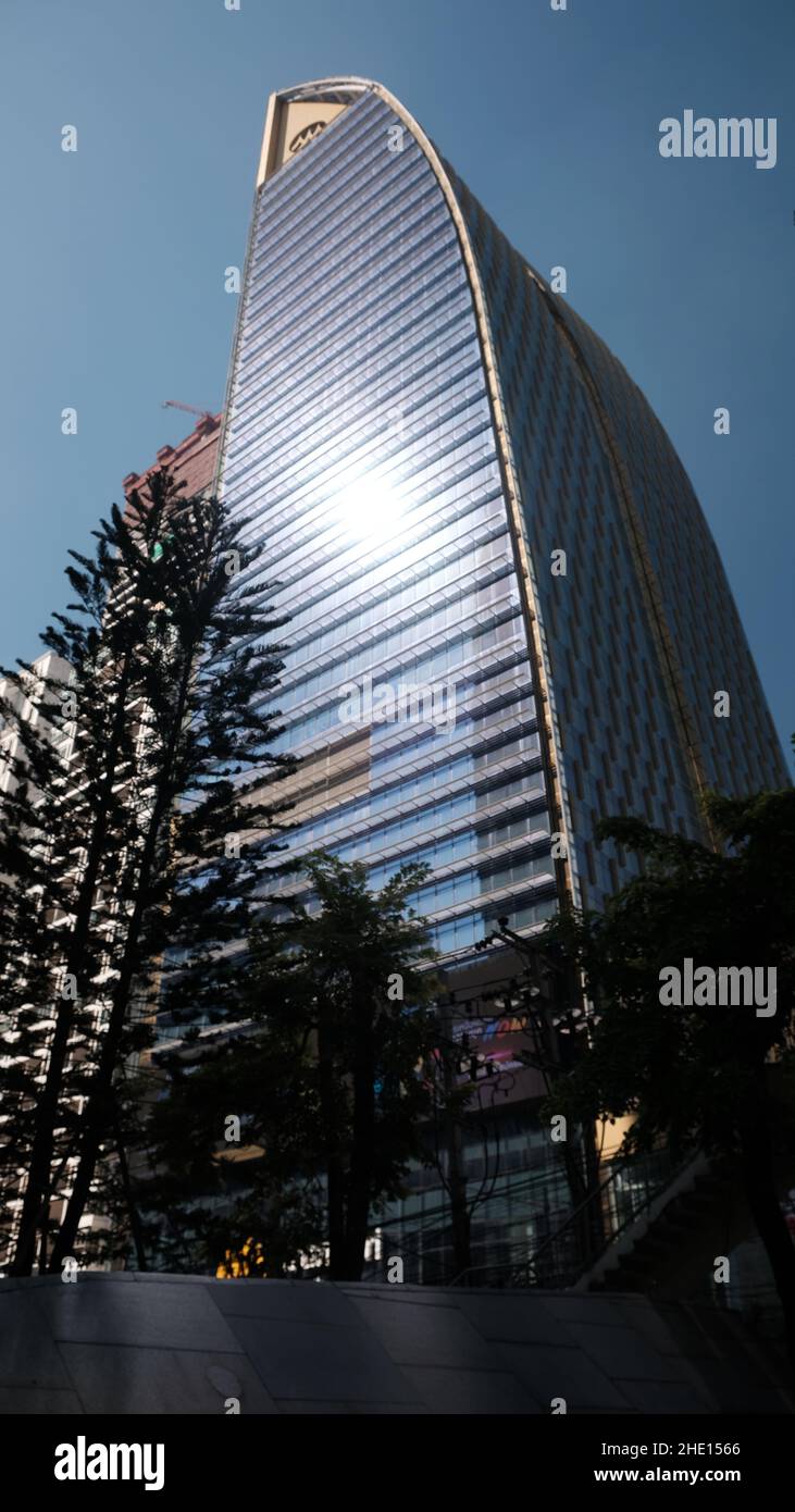 Krungsri Bank Exchange Toweraffluent Stock Photo Alamy