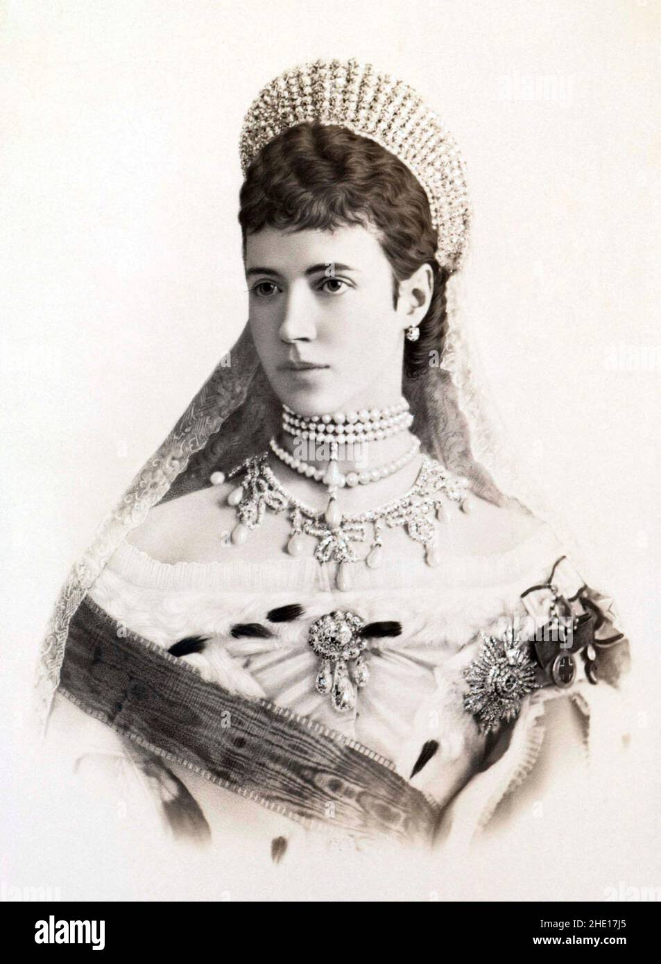 Maria Feodorovna, wife of Tsar Alexander III and Empress of Russia ...