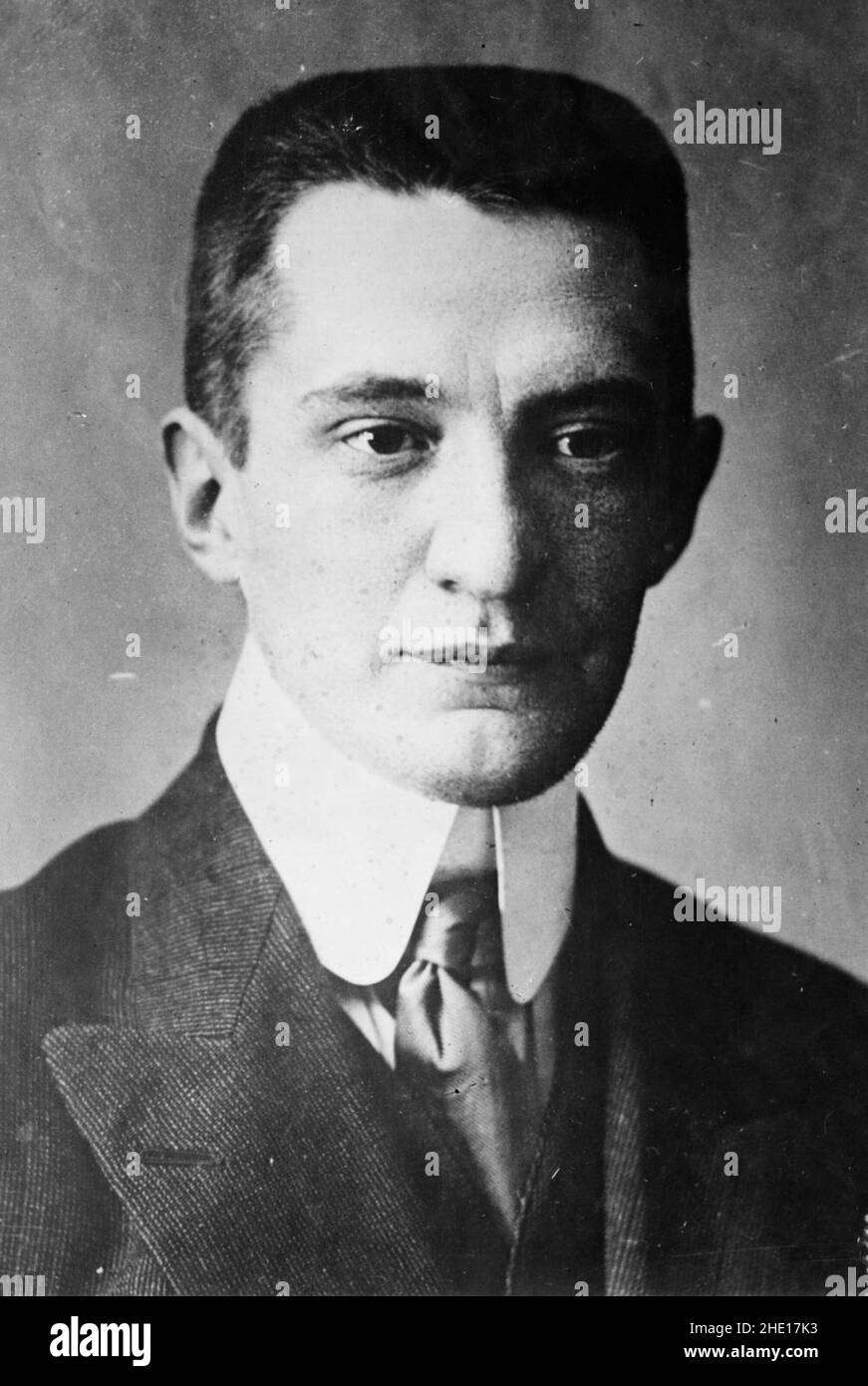 Alexander Kerensky who was a member of the Russian government after the February 1917 revolution until he was eposed by the bolshevik revolution in October 1917 Stock Photo